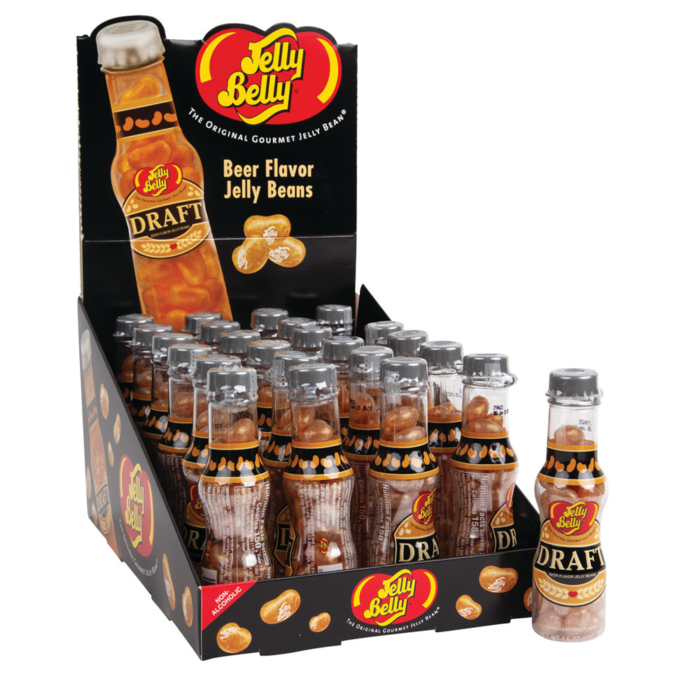 Jelly Belly Draft Beer Jelly Beans Bottle 1.5 Oz Nassau Candy