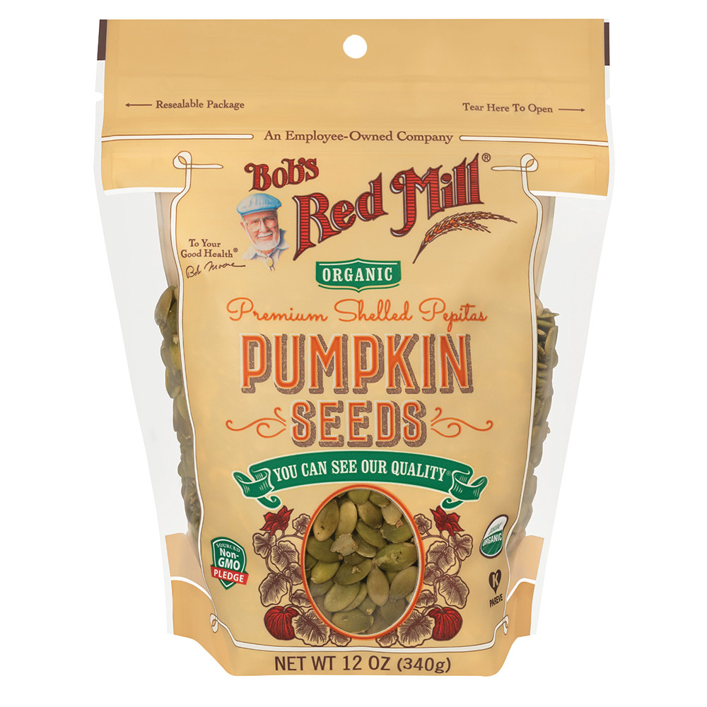 Bob's Red Mill Organic Pumpkin Seeds 12 oz Pouch Nassau Candy