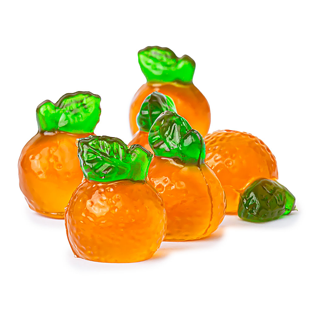 Clever Candy Gummy Filled Fruit Orange Nassau Candy