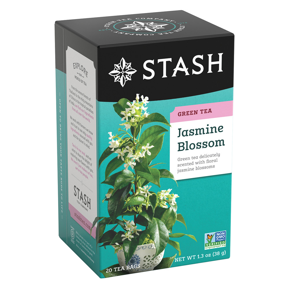 Stash Jasmine Blossom Green Tea 20 Ct Box Nassau Candy
