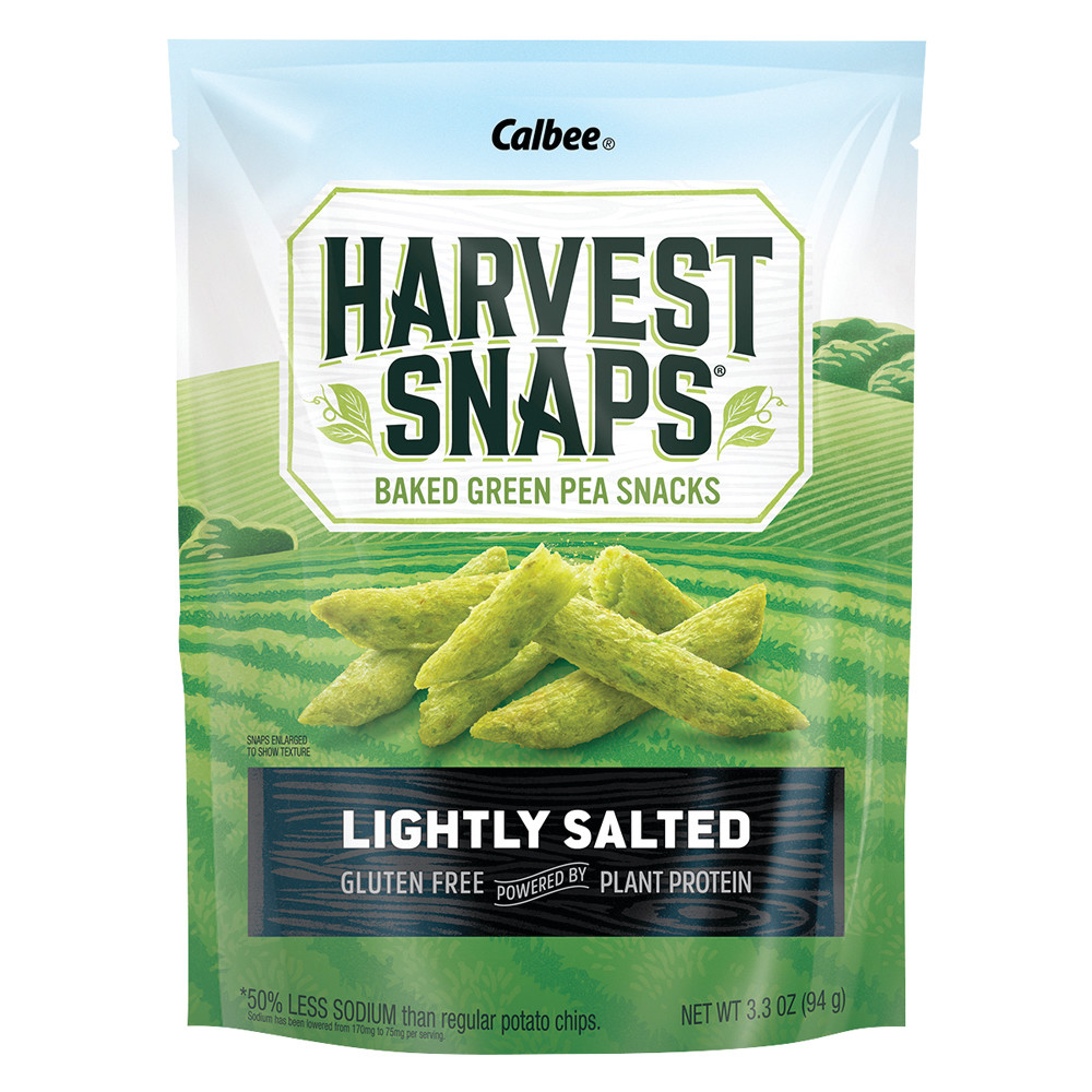 Calbee Harvest Snaps Lightly Salted Snapea Crisps Nassau Candy