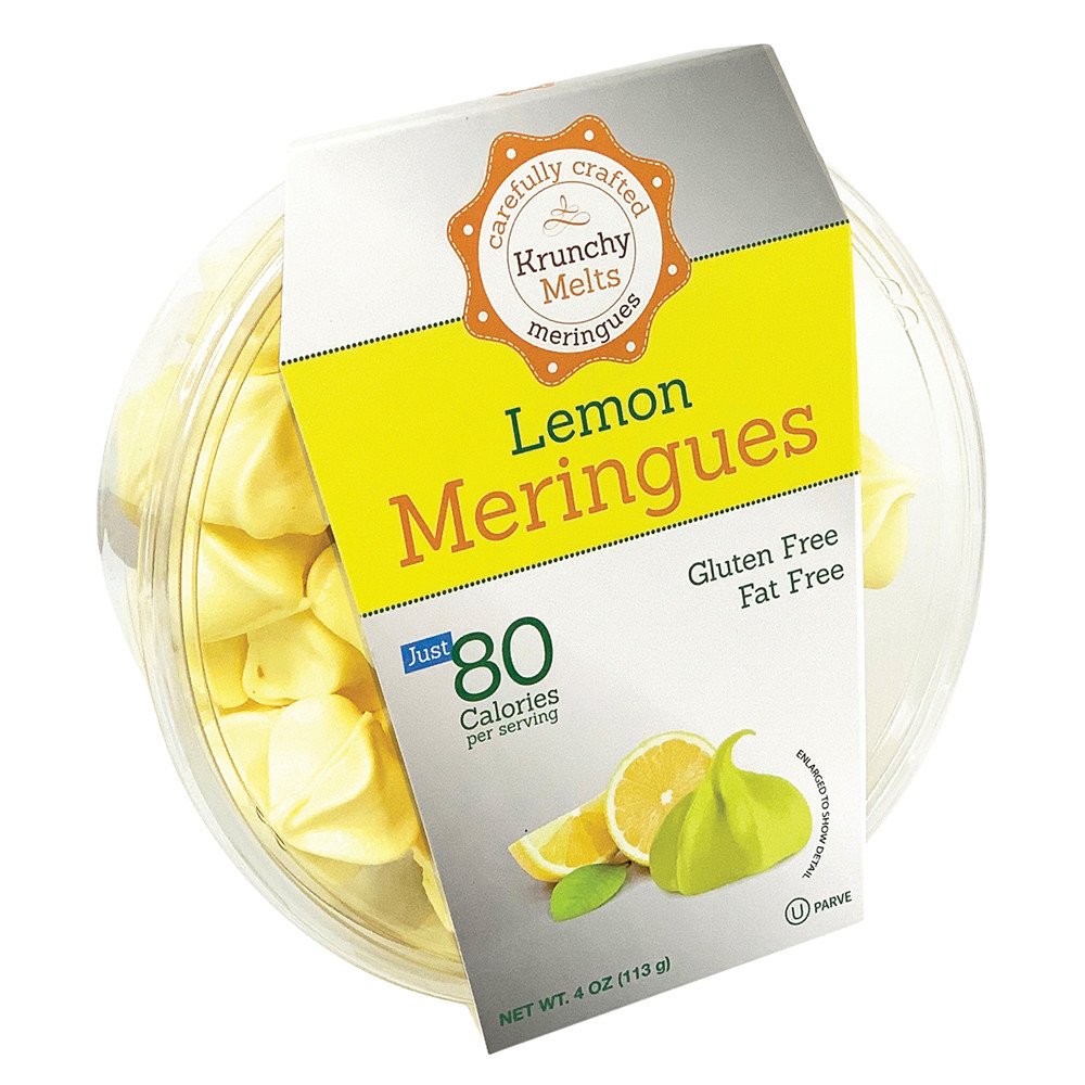 Krunchy Melts Lemon Meringues 4 Oz Tub Nassau Candy