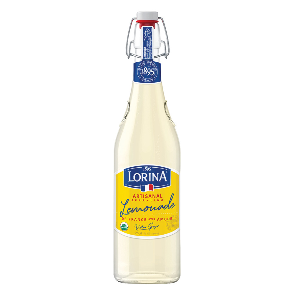 Lorina Lemonade Sparkling Soda Bottle Nassau Candy