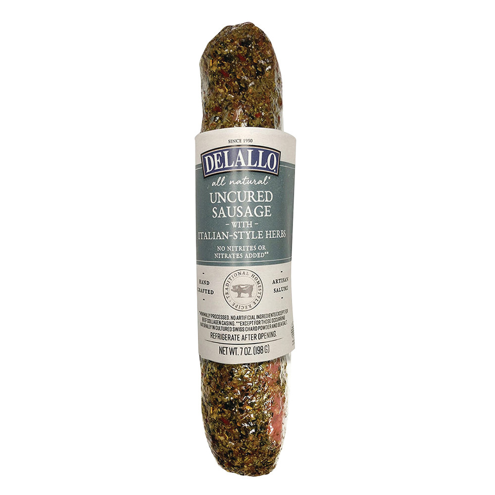 Delallo Italian Herb Dry Sausage 7 oz | Nassau Candy