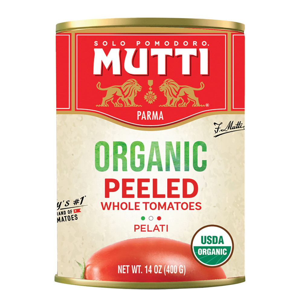 Mutti Organic Whole Peeled Tomatoes Pelati 14 oz Can