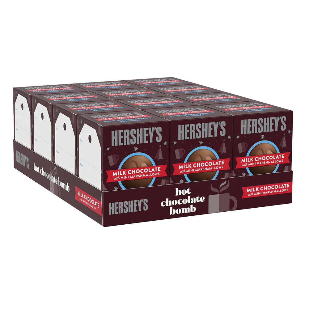 Hershey's Chocolate Marshmallow Hot Chocolate Bomb Nassau Candy