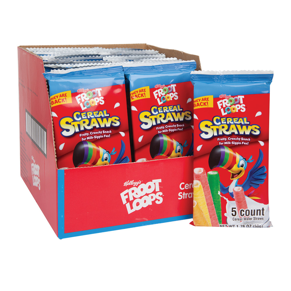 Froot Loops Cereal Straws 18ct (3-pack), 18 count - Dillons Food Stores