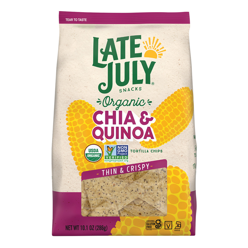 Late July Chia & Quinoa Tortilla Chips Nassau Candy