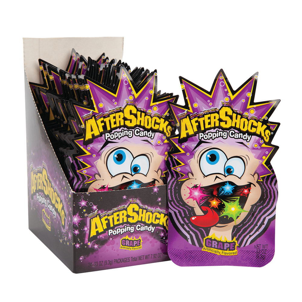 Aftershocks Grape Minis .33 oz | Nassau Candy