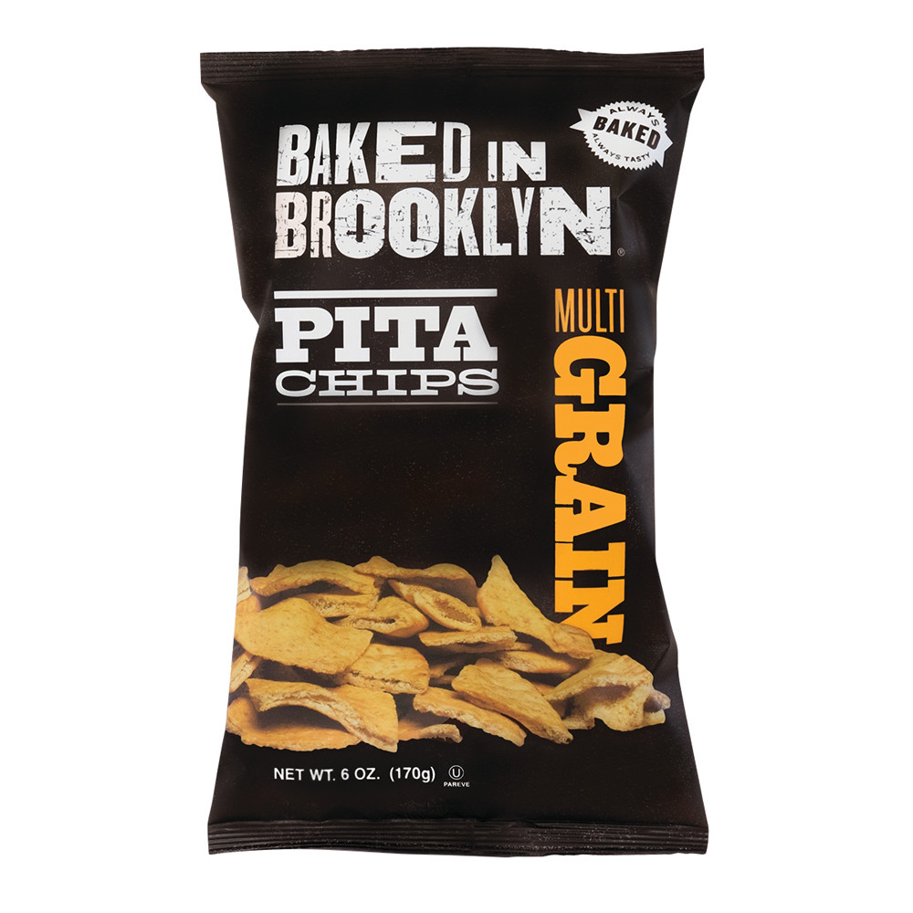 Baked in Brooklyn Multigrain Pita Chips 6 oz Bag Nassau Candy
