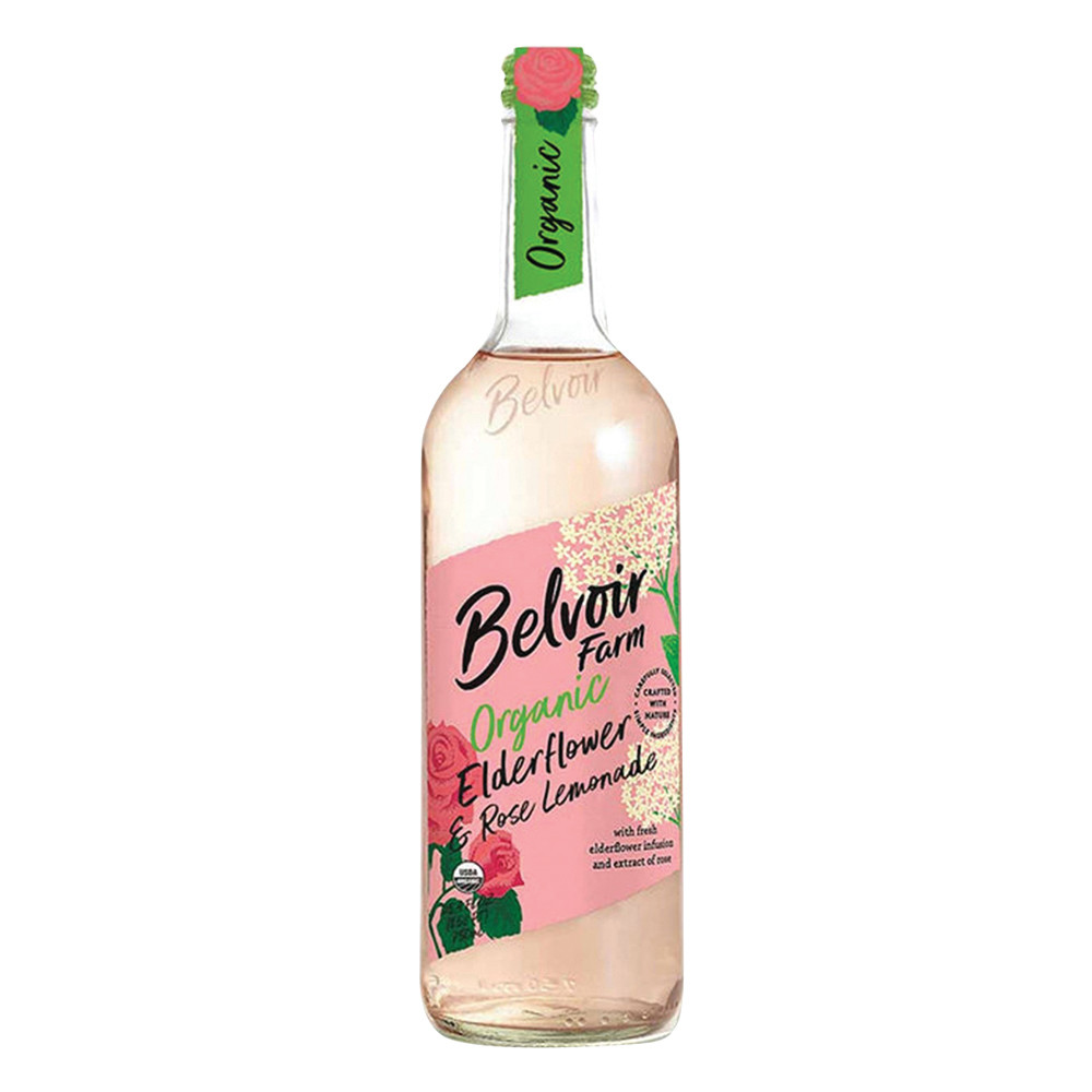Belvoir Organic Elderflower & Rose Lemonade 25.4 oz Bottle Nassau Candy