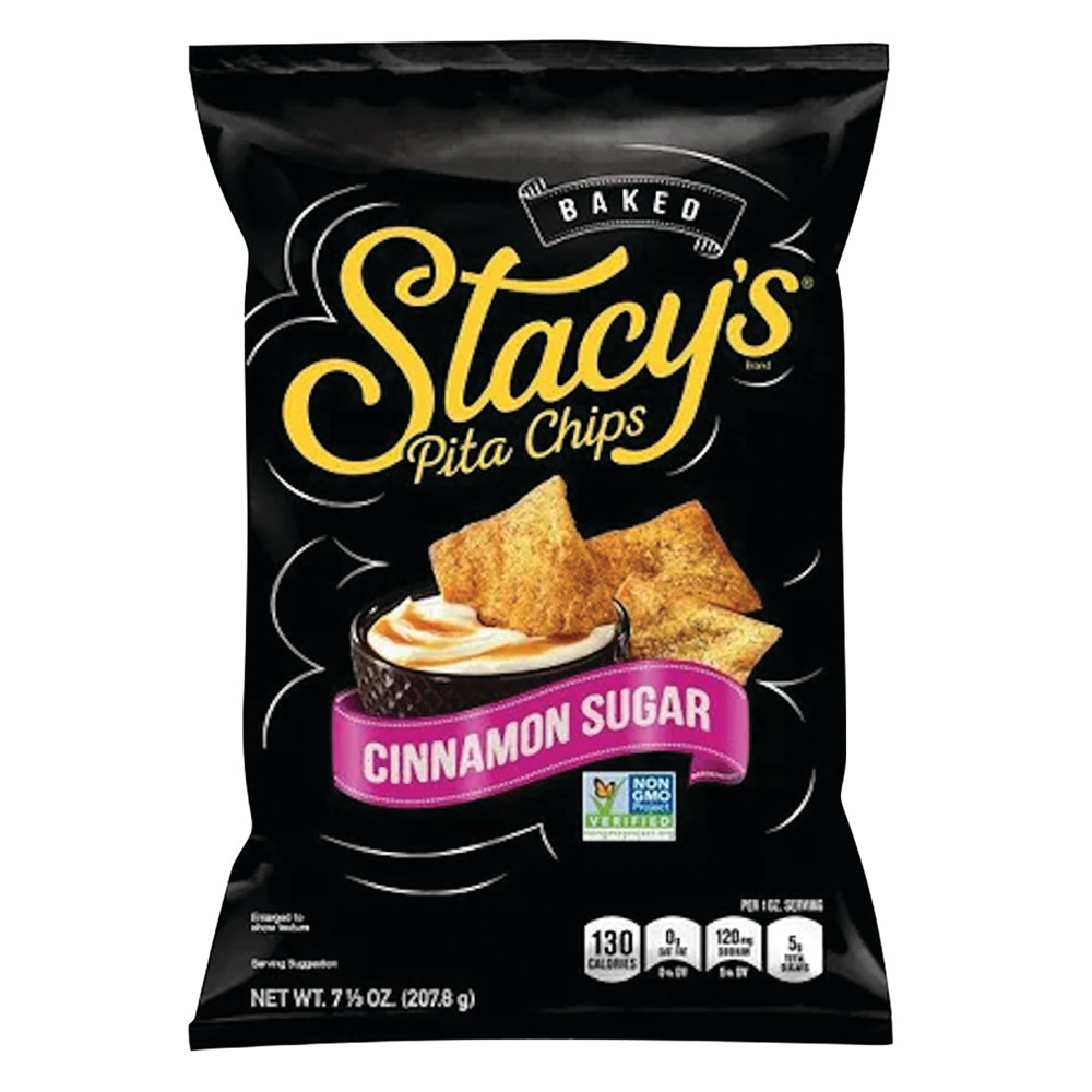 Stacy's Cinnamon Sugar Pita Chips 7.33 Oz Bag | Nassau Candy