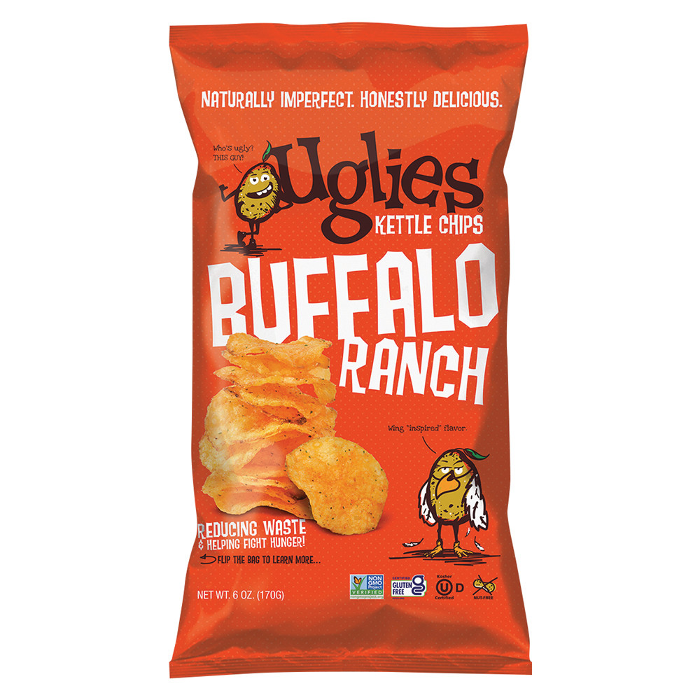 Uglies Buffalo Ranch Kettle Potato Chips 6 oz Bag | Nassau Candy