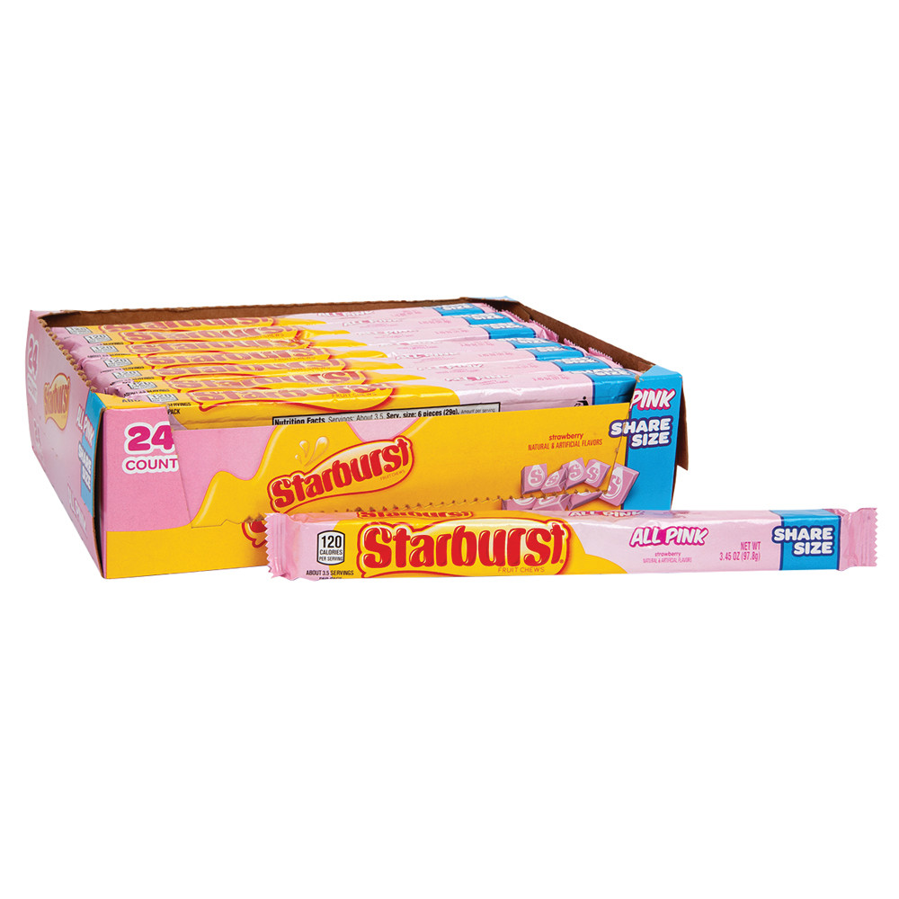 Starburst All Pink Share Size 3.45 oz Nassau Candy