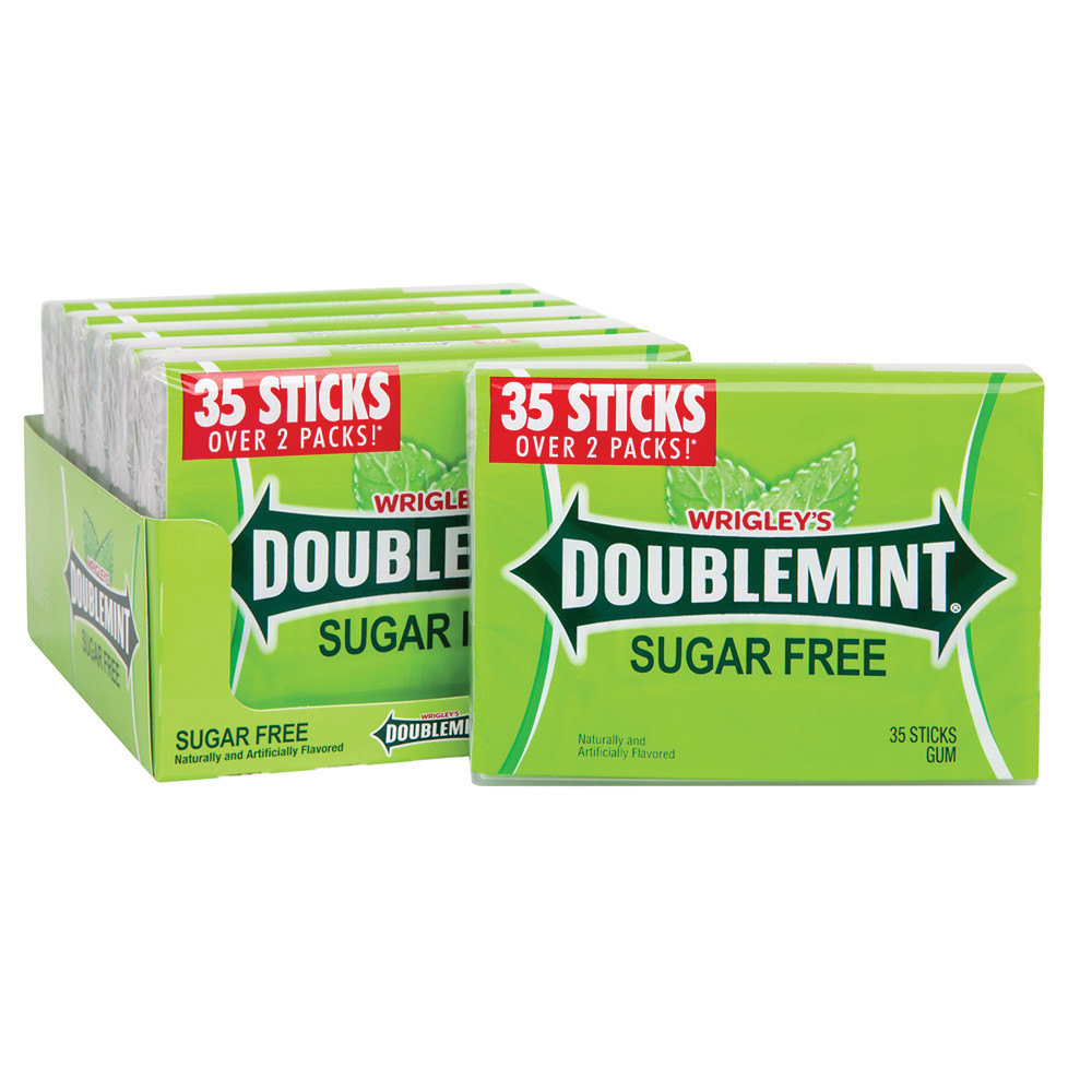 Doublemint Sugar Free Gum Mega Pack 6 Count | Nassau Candy