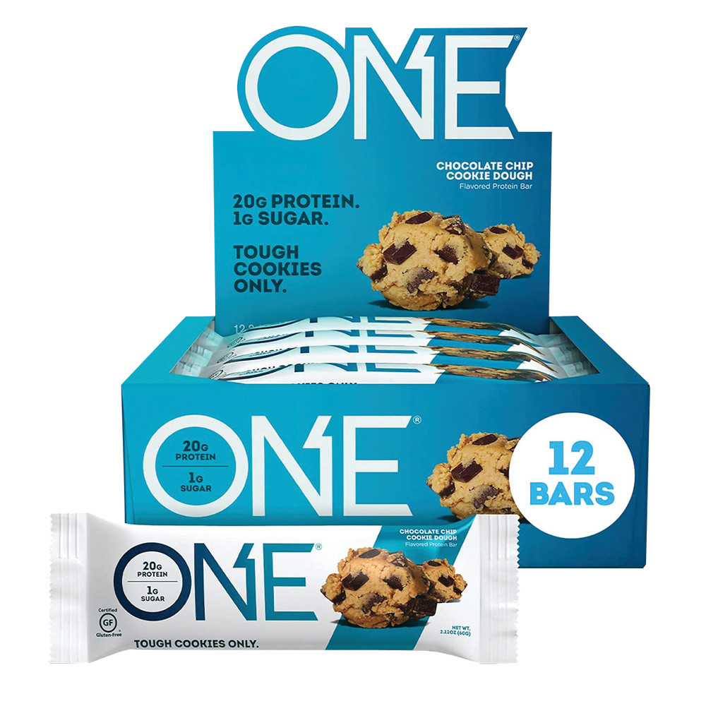 ONE Chocolate Chip Cookie Dough 2.12 oz Bar | Nassau Candy