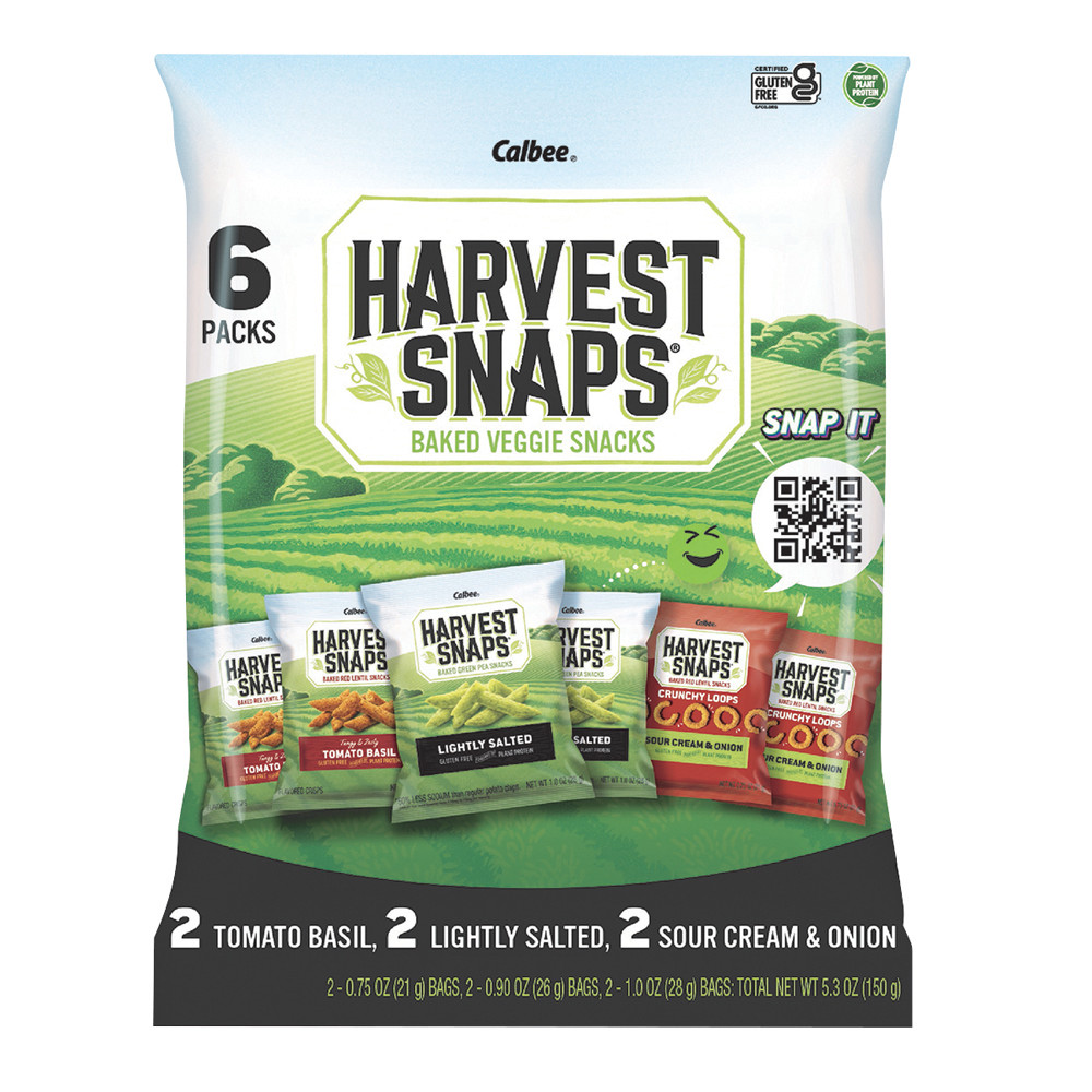 Calbee Harvest Snaps Mixed Multipack 5.3 oz Nassau Candy