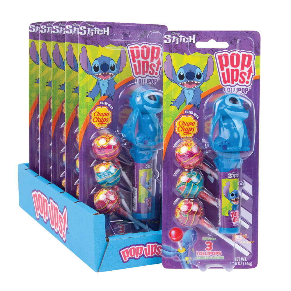 Stitch Pop Ups Lollipop 6pcs