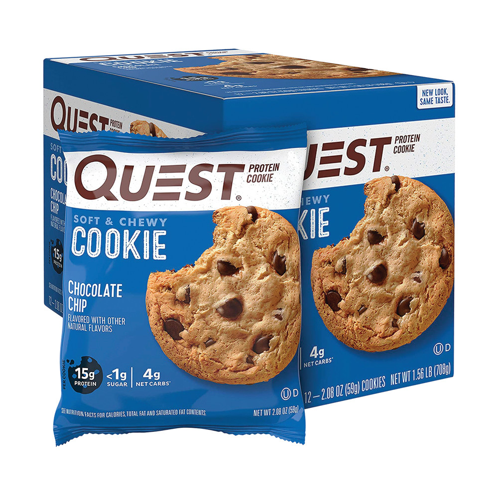 Quest Chocolate Chip Protein Cookies 1.8 oz | Nassau Candy