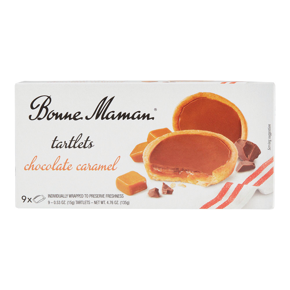 菓子 MAMA.T Bonne Maman Chocolate Caramel Tartlets 4.76 oz | Nassau Candy