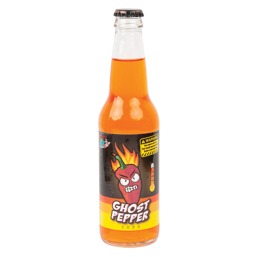 Chili Pepper Soda Ghost Pepper 12 oz Bottle Nassau Candy