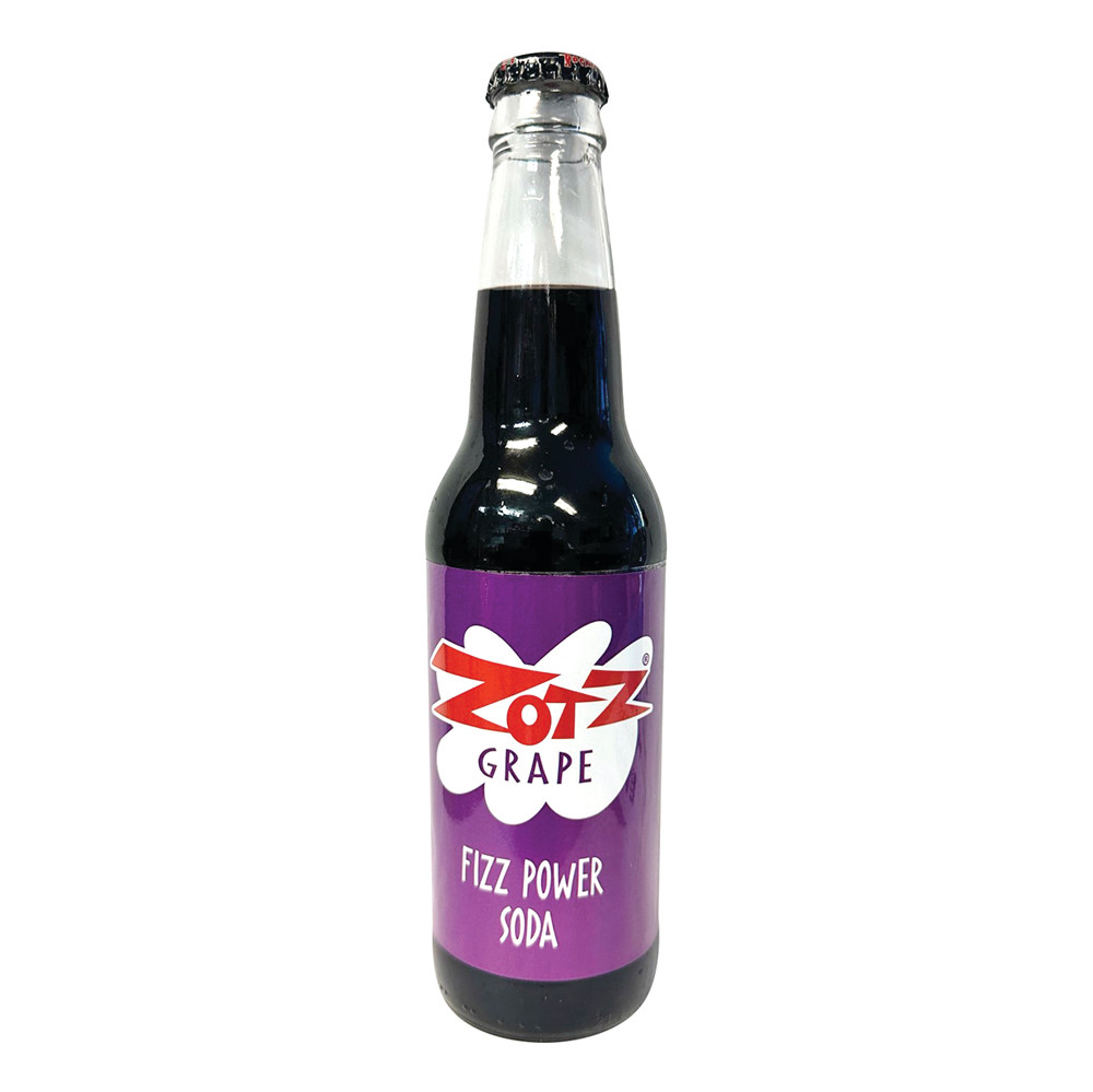 Grapesoda®︎0421 Rocket Fizz Zotz Grape Fizz Power Soda 12 oz | Nassau Candy