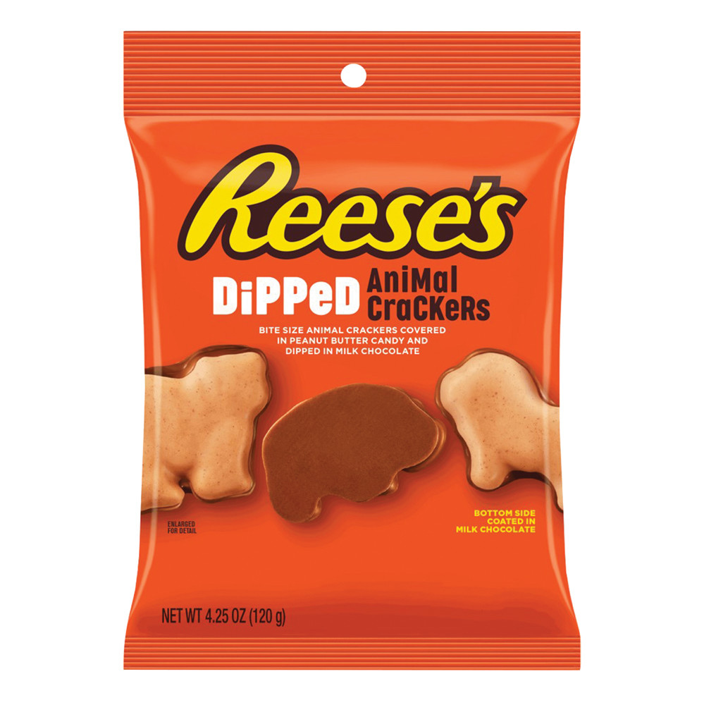 Reese's Peanut Butter Dipped Animal Crackers Nassau Candy