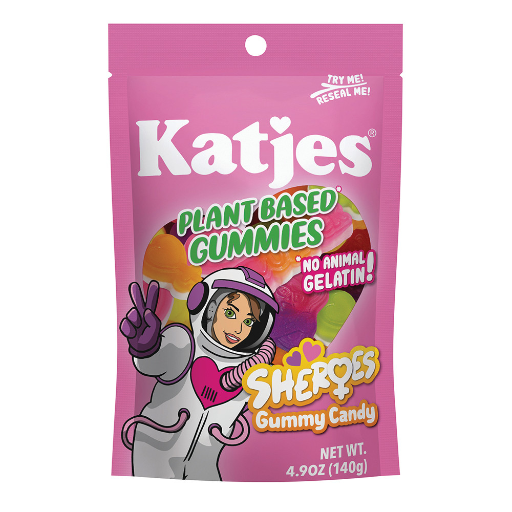 Katjes Sheroes Gummy Candy 4.9 oz Peg Bag