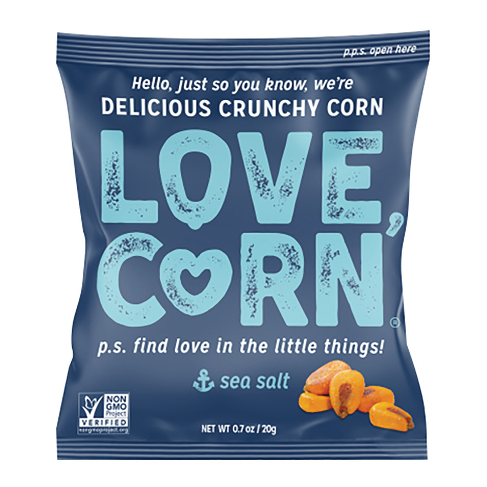 LOVE, CORN Sea Salt Crunchy Corn, 1.6 oz