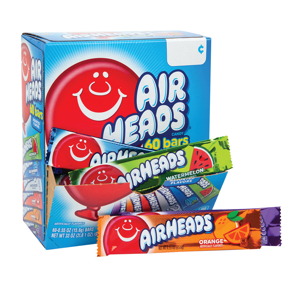 Airheads Assorted Gravity Display 0.55 oz | Nassau Candy