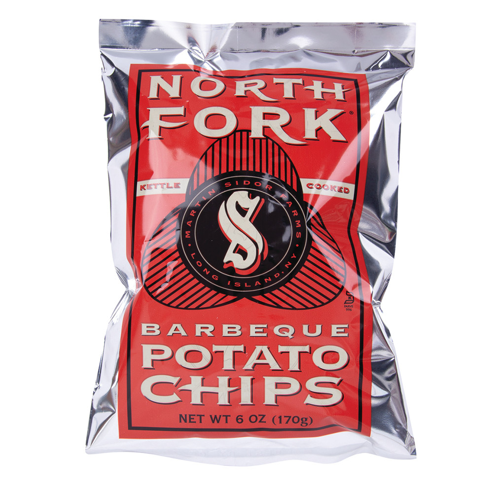 North Fork Bbq Potato Chips 6 Oz Bag Nassau Candy