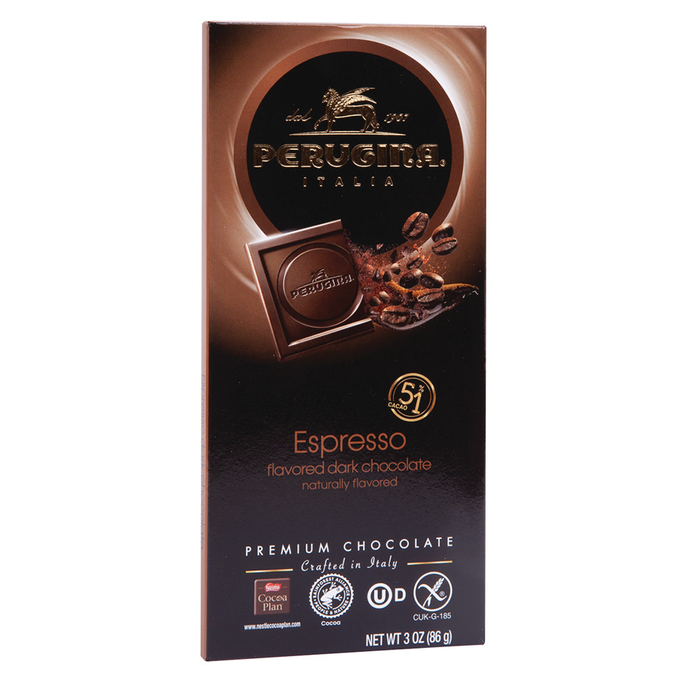 Perugina Dark Chocolate Espresso 3 oz Bar Nassau Candy