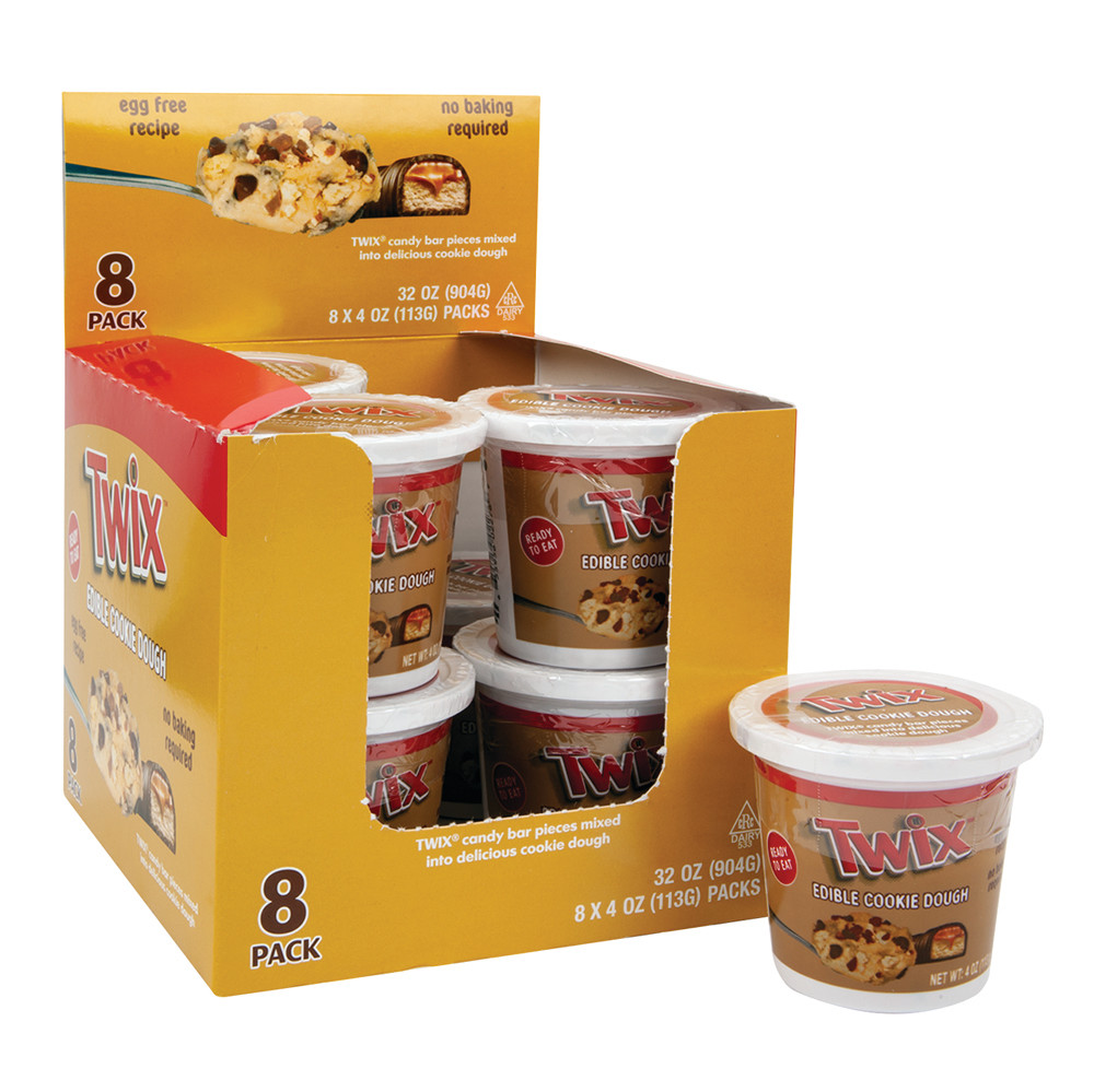 Twix Edible Cookie Dough 4 oz Tub | Nassau Candy