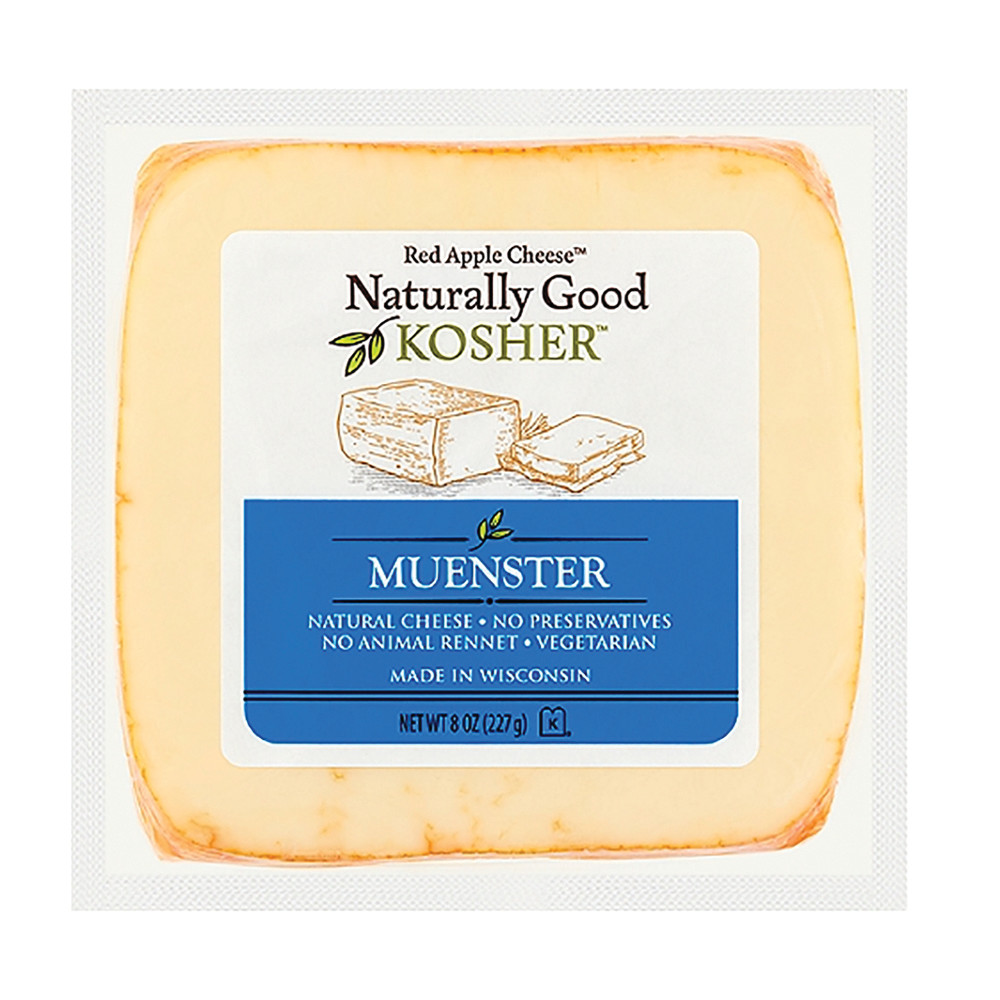 Naturally Good Kosher Muenster Cheese 8 Oz Nassau Candy