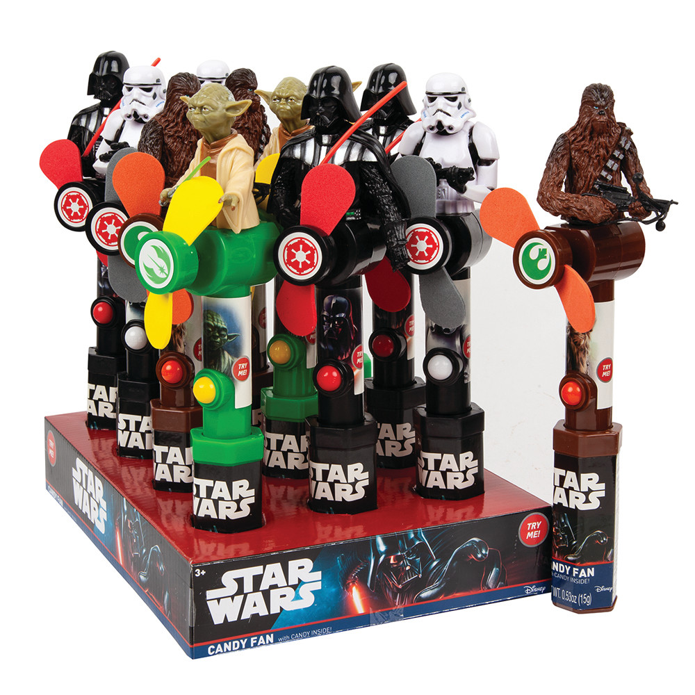 Star Wars Assorted Character Fan With Candy | Nassau Candy