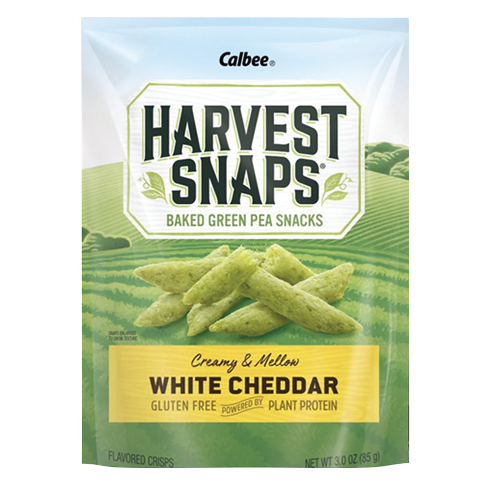 Calbee White Cheddar Harvest Snaps 3 oz Pouch | Nassau Candy