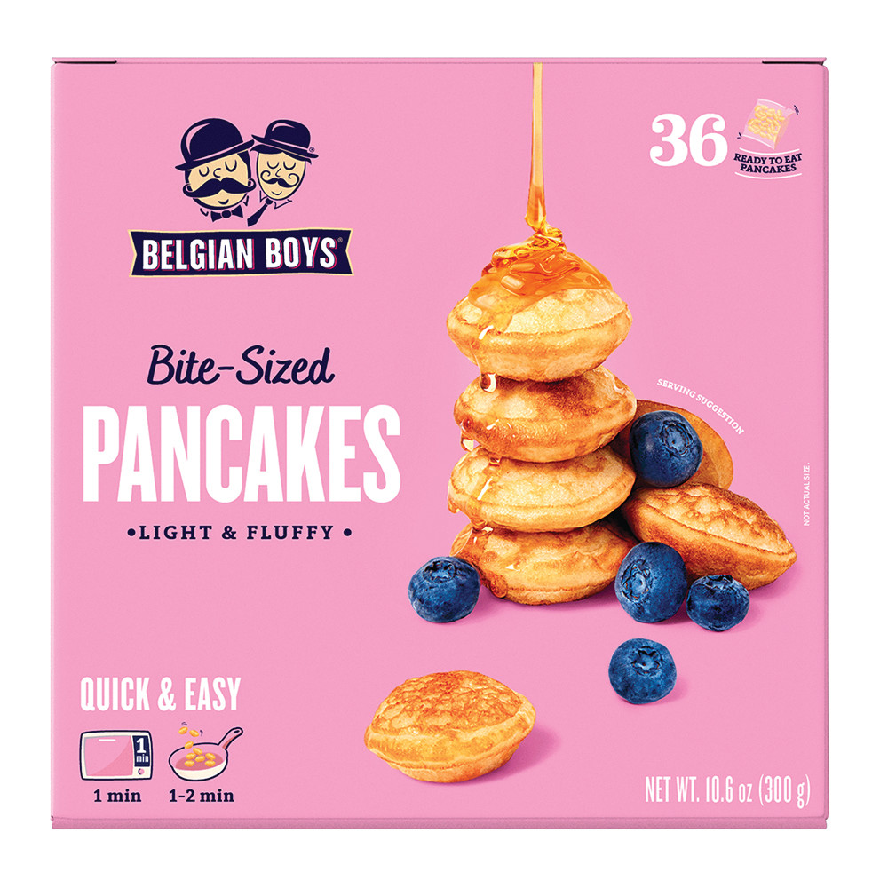 Belgian Boys Mini Pancakes 36 Count 10.6 oz Nassau Candy