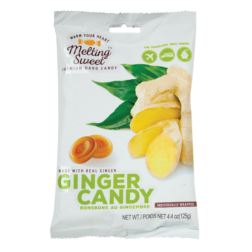 Melting Sweet Hard Candy Ginger 4 4 Oz Bag Nassau Candy