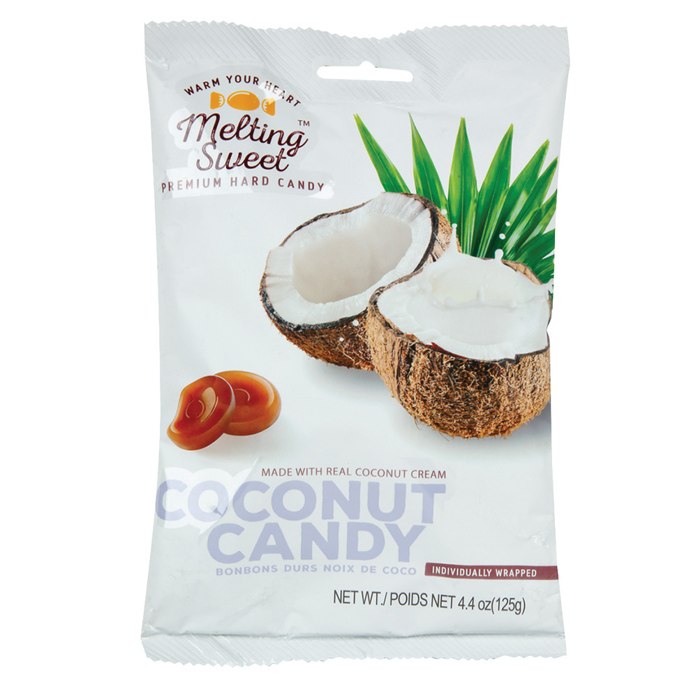 Melting Sweet Hard Candy Coconut 4.4 oz Bag | Nassau Candy
