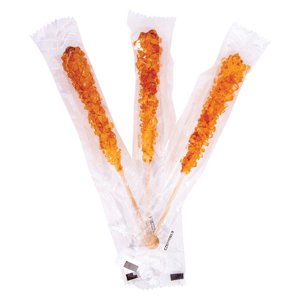 Clever Candy Gold Tutti Frutti Rock Candy Sticks Nassau Candy