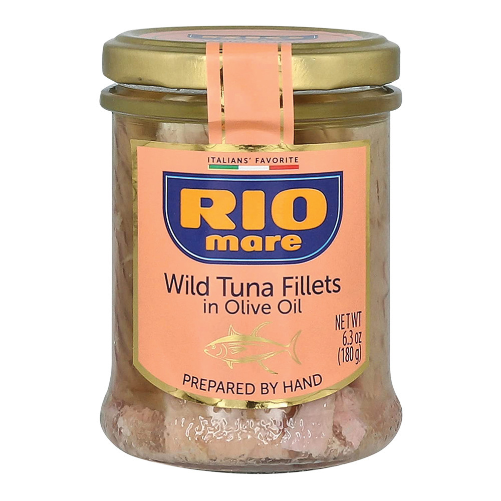 Rio Mare Tuna Fillets in Olive Oil 6.3 oz Jar