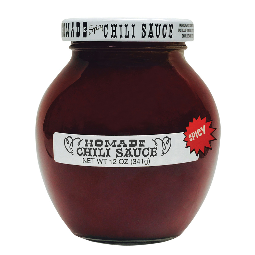 Homade Spicy Chili Sauce 12 oz Jar Nassau Candy