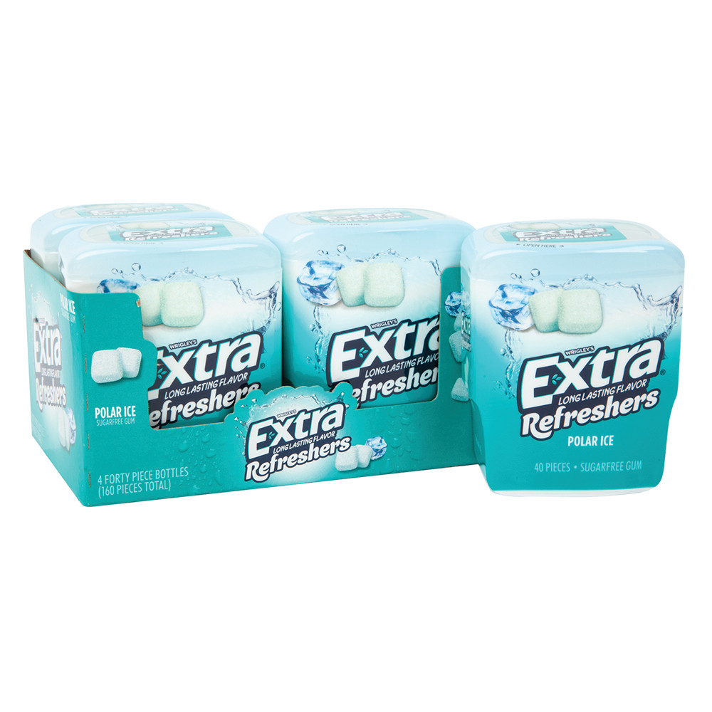 Extra Gum Polar Ice Refreshers 4 Count Nassau Candy