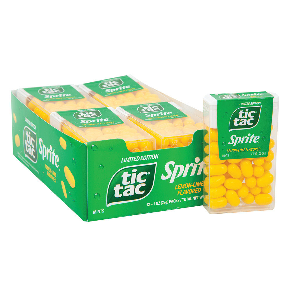 Sprite-flavored tic tacs. Good idea, but they're not very good. : r/candy