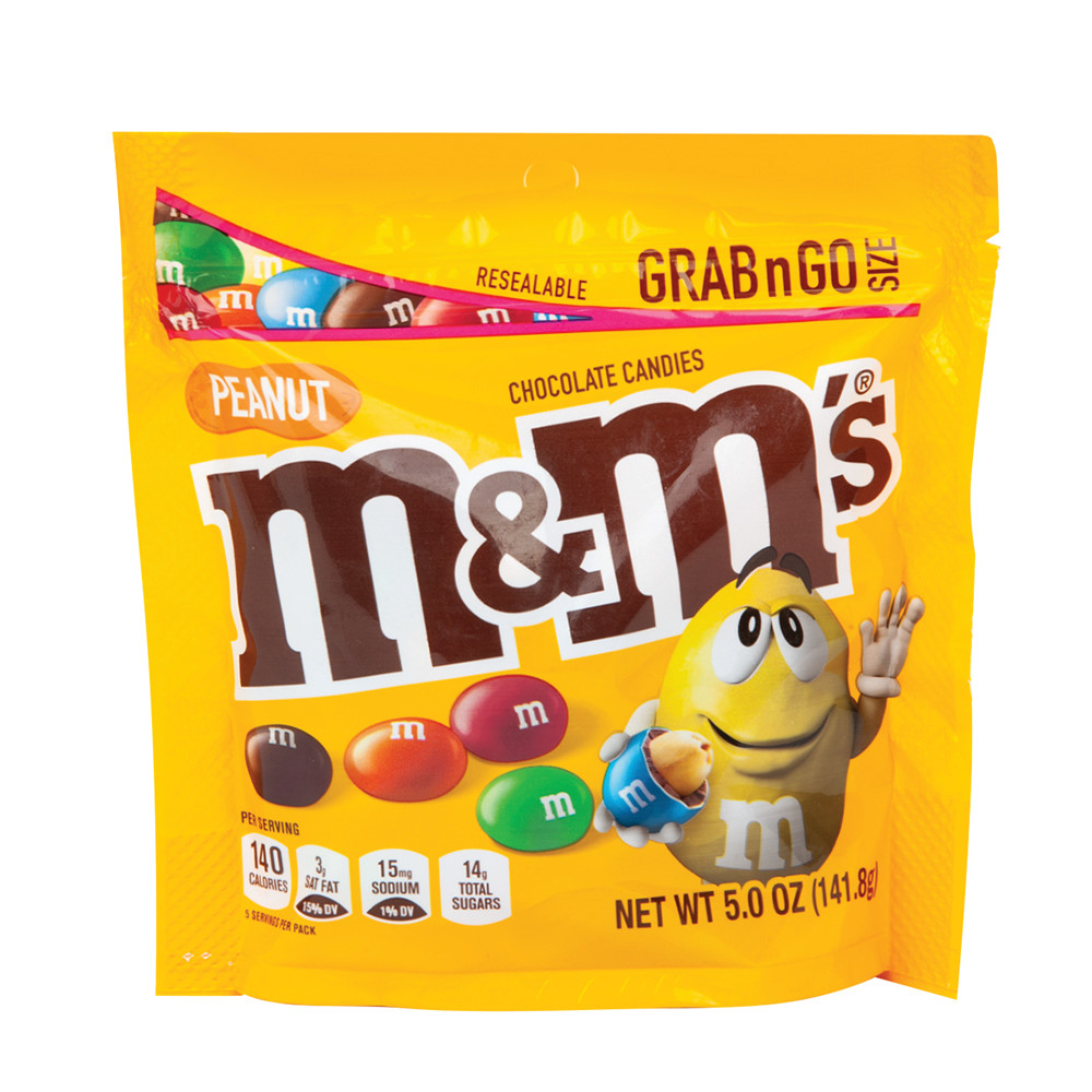 M&M PEG BAG - PEANUT