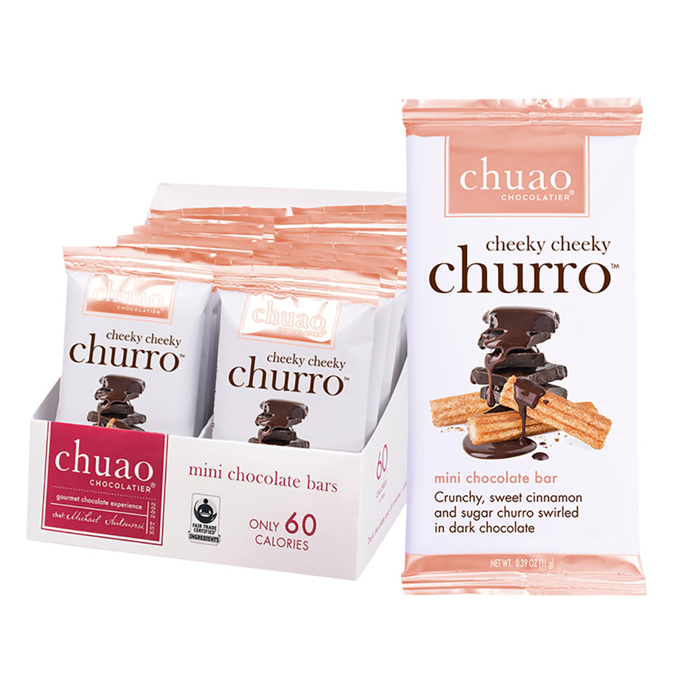 Chuao Mini Dark Chocolate Cheeky Cheeky Churro 0.39 Oz Bar | Nassau Candy