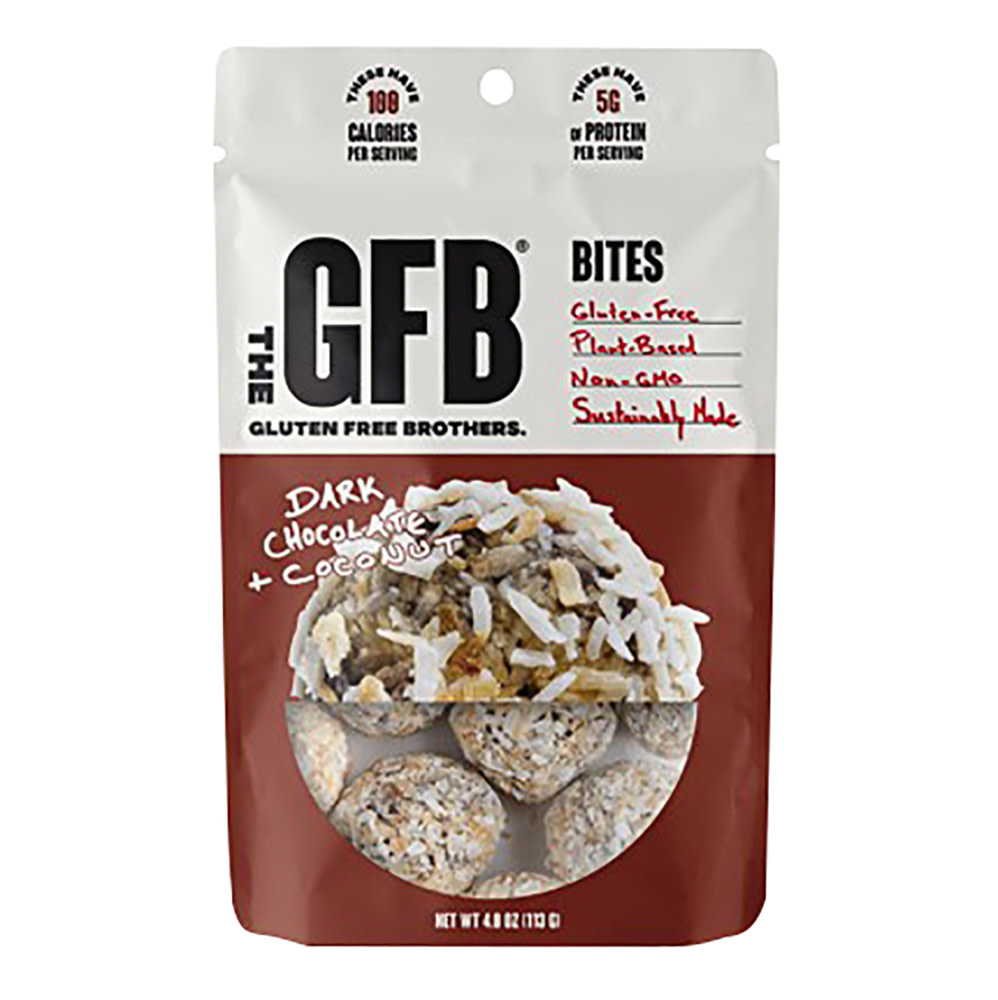 The GFB Dark Chocolate Coconut Bites 4 oz Pouch | Nassau Candy
