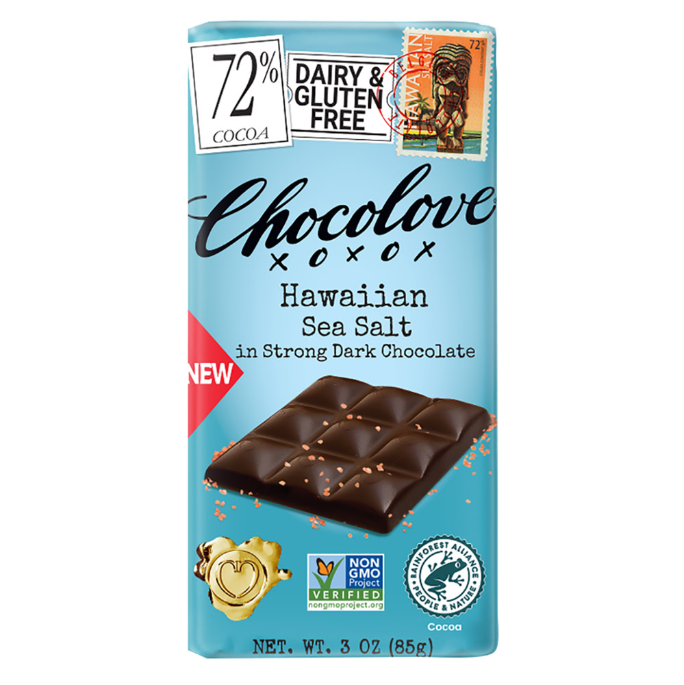 choco Chocolove Dark Chocolate Hawaiian Sea Salt Bar | Nassau Candy