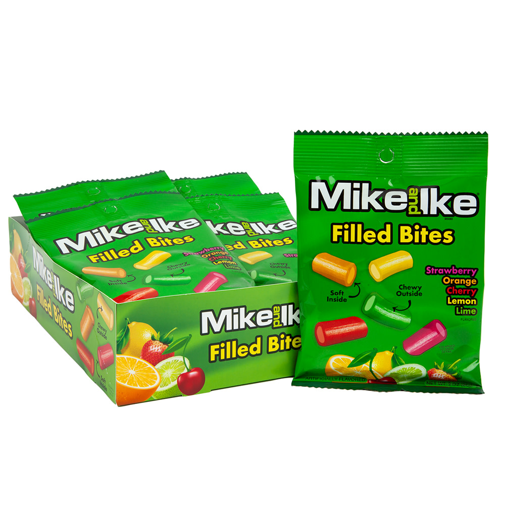 Mike & Ike Filled Licorice Bites | Nassau Candy