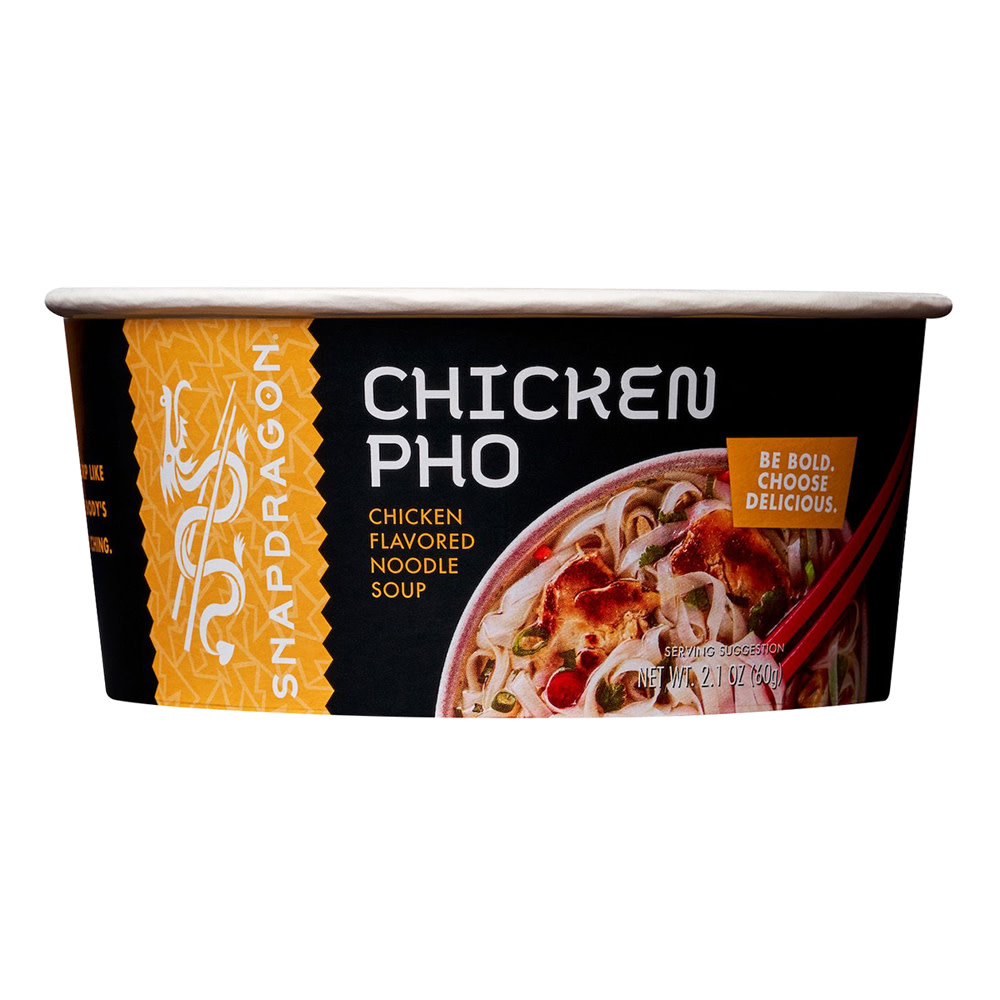 Snapdragon Noodle Bowls Chicken Pho 2.1 oz Paper Bowl | Nassau Candy